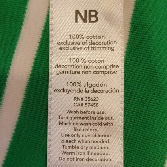 Carters Santa Pajamas + Hat Boys Sz NB 1 Pc Green Stripe Christmas Footie Sleep - Picture 6 of 7